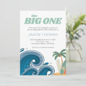 ビッグワンのファーストバースデー・インビテーション 招待状 (スタンド正面)