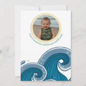 ビッグワンのファーストバースデー・インビテーション 招待状 (裏面)