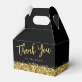 ビッグワンカスタムエージブラック金ゴールドパーソナライズされた フェイバーボックス (裏面サイド)