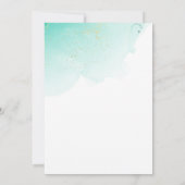 ビッグワンサーフィンビーチサマー誕生日 招待状 (裏面)