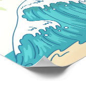 ビッグワンサーフィンマイルストーンのポスター ポスター (角)