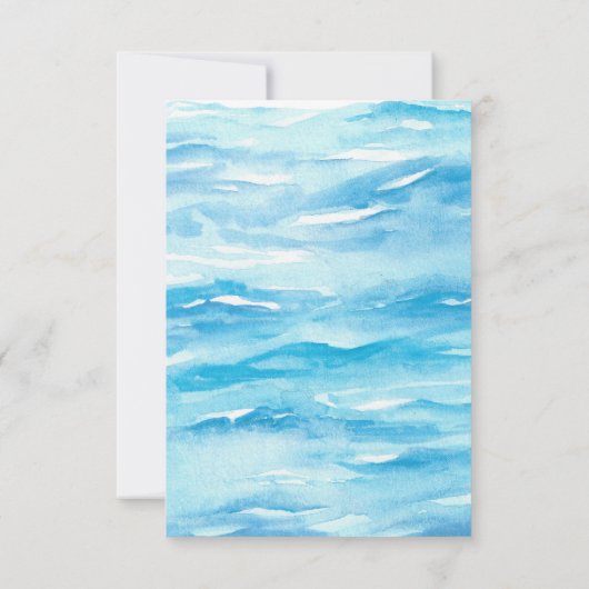 ビッグワンサーフィンレトロビーチパーティー感謝していユー サンキューカード (裏面)