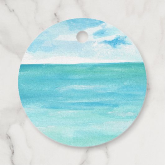 ビッグワンサーフィンレトロビーチパーティー感謝していユー フェイバータグ (裏面)