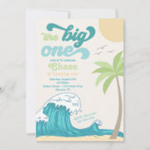 ビッグワンサーフィン招待状 |ビッグウェーブ招待状 招待状 (正面)