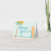 ビッグワンサーフィン第1誕生日ありがとう サンキューカード (正面)