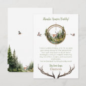 ビッグワンハンティングファーストバースデー サンキューカード (正面/裏面)