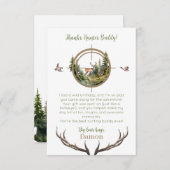 ビッグワンハンティング ファーストバースデー サンキューカード (正面/裏面)