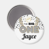 ビッグワンヒップホップ第1誕生日磁石 マグネット (正面/裏面)