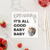 ビッグワン誕生日フォトナプキンス スタンダードカクテルナプキン (インサイチュ)