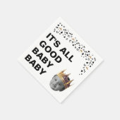 ビッグワン誕生日フォトナプキンス スタンダードカクテルナプキン (角)