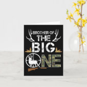 ビッグワン誕生日少年ディアハンターカの兄 カード (黄色い花)