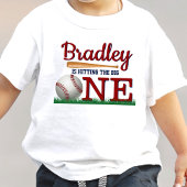ビッグワン野球の誕生日を迎える ベビーTシャツ