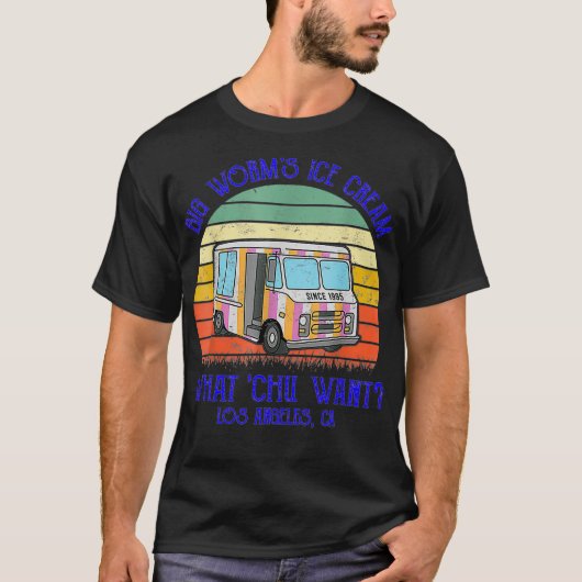ビッグワームのアイスクリーム何Chuが欲しい_8 Tシャツ (正面)