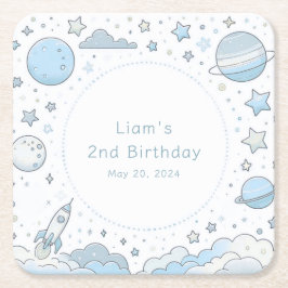 ビッグワールド宇宙飛行士 スクエアペーパーコースター