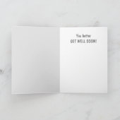 ビッグ不機嫌ターキー カード (内部)