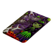 ビッグ不気味アイウィッチこうもりスケルトン幽霊ブー！ マグネット (左側)