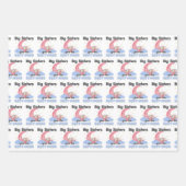 ビッグ与えシスター最高のザハグ – Moon Bunny ラッピングペーパーシート (正面)