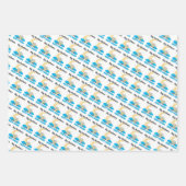 ビッグ与えブラザーズ最高のハグ – バニー・ムーン ラッピングペーパーシート (正面3)