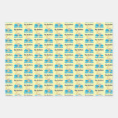 ビッグ与えブラザーズ最高のハグ – バニー・ムーン ラッピングペーパーシート (正面2)