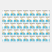 ビッグ与えブラザーズ最高のハグ – バニー・ムーン ラッピングペーパーシート (正面)