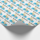 ビッグ与えブラザーズ最高のハグ – バニー・ムーン ラッピングペーパー (角)