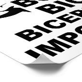 ビッグ二頭筋輸入業者のポおもしろいースター ポスター (角)