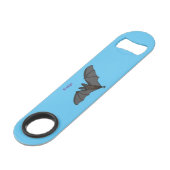 ビッグ吸血鬼こうもり漫画イラストレーション スピード栓抜き (正面アングル)