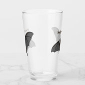 ビッグ吸血鬼こうもり漫画イラストレーション タンブラーグラス (右)