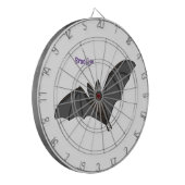 ビッグ吸血鬼こうもり漫画イラストレーション ダーツボード (正面左)