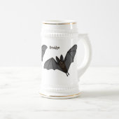 ビッグ吸血鬼こうもり漫画イラストレーション ビールジョッキ (正面右)