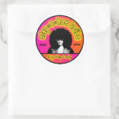 ビッグ売春あっせん業者DADDYステッカー ラウンドシール (バッグ)