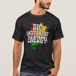ビッグ射手座〔占星術の〕十二宮図エネルギー Tシャツ