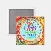 ビッグ引用文カラフルおもしろい吸光磁石 マグネット (正面/裏面)