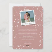 ビッグ応援ホワイトスクリプトモダン新年のフォトカード シーズンカード (裏面)