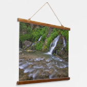 ビッグ春ヴァージンリバー | Zion国立公園 吊り下げ型タペストリー (傾斜あり)