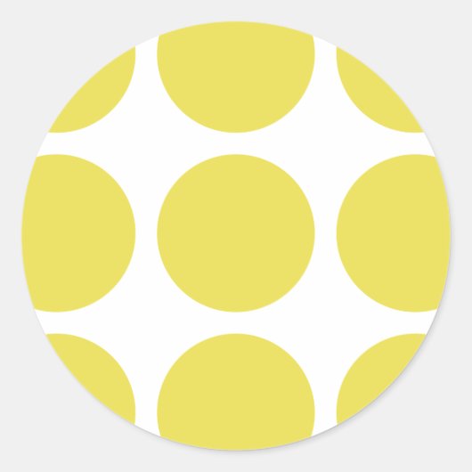 ビッグ水玉模様シール ラウンドシール (正面)