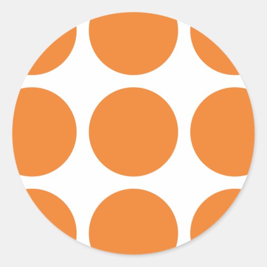 ビッグ水玉模様シール ラウンドシール (正面)