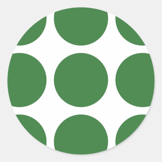 ビッグ水玉模様シール ラウンドシール (正面)