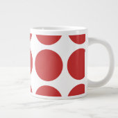 ビッグ水玉模様ジャンボマグ ジャンボコーヒーマグカップ (右)