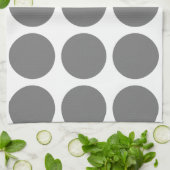 ビッグ水玉模様タオル キッチンタオル (折り畳み)