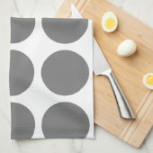 ビッグ水玉模様タオル キッチンタオル (四つ折り)