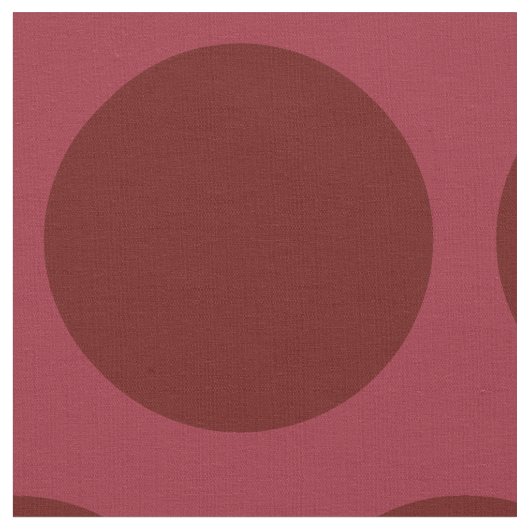 ビッグ水玉模様パターン ファブリック (クローズアップ)