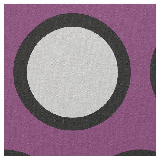 ビッグ水玉模様パターン ファブリック (クローズアップ)