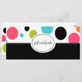 ビッグ水玉模様ブティックスタイルギフト券 (正面/裏面)