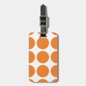 ビッグ水玉模様ラゲッジタグ ラゲッジタグ (正面縦)