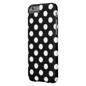 ビッグ水玉模様白黒トレンドデザイン Case-Mate iPhoneケース (裏面左)