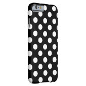 ビッグ水玉模様白黒トレンドデザイン Case-Mate iPhoneケース (裏面/右)