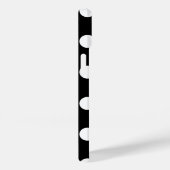 ビッグ水玉模様白黒 Case-Mate iPhoneケース (裏面 / 右)