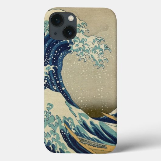 ビッグ海ウェーブベージュフォンケース Case-Mate iPhoneケース (裏面)