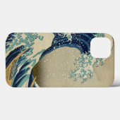 ビッグ海ウェーブベージュフォンケース Case-Mate iPhoneケース (裏面 (横))